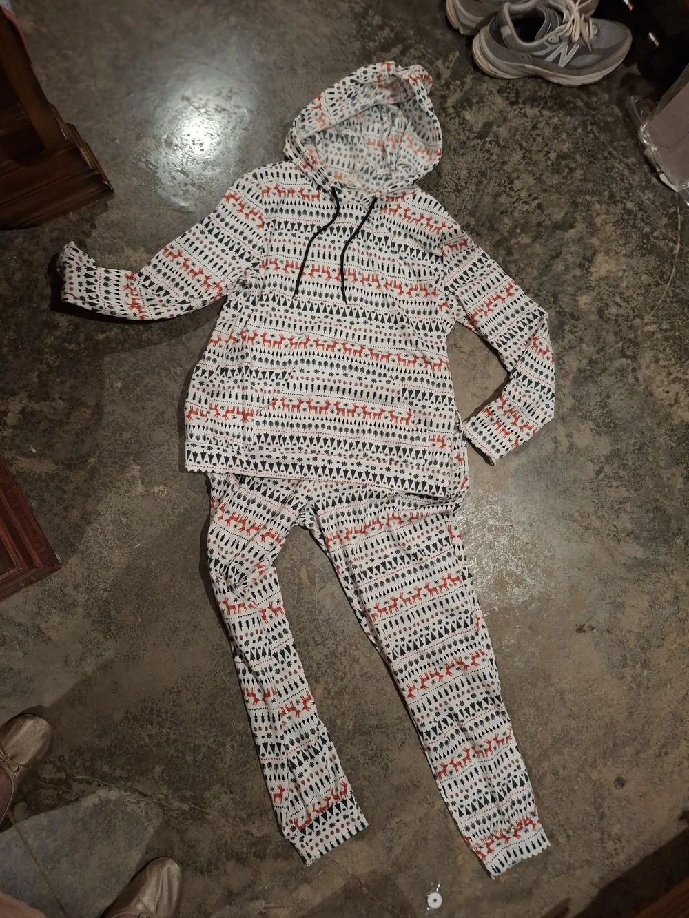 Holiday/Christmas Hoodie & Pants Set - Lounging Or Pajamas